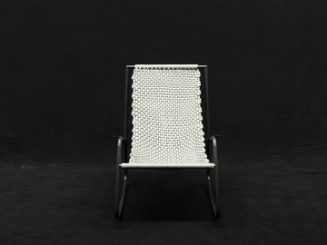 FLOW - Rocking fabric garden armchair by Living Divani - view 3